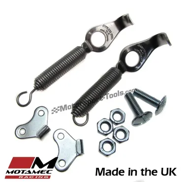 Motamec Competition Boot Body Panel Springs Holder Pair with Fixings Stainless Steel