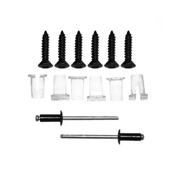 Escort Mk2 C Pillar Grile Trim Clips Screws & Rivet - 14pc Grill Mount Car Set