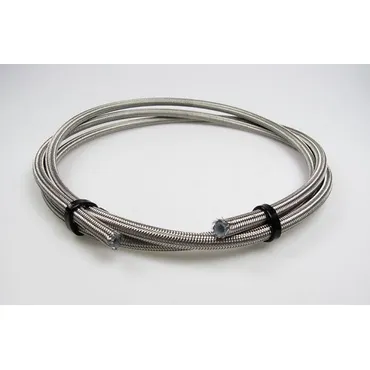 Motamec -03AN/JIC Stainless Steel Braided PTFE Brake Hose Aeroquip Goodridge 1m