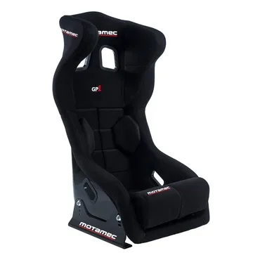 Motamec Racing GP1 FIA Approved Race Seat GRP Shell Side Mount BLACK HANS