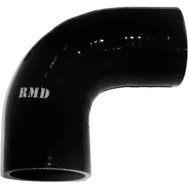 RMD 90 Degree Silicone Hose Pipe 41mm Diameter Car Coolant Radiator BLACK