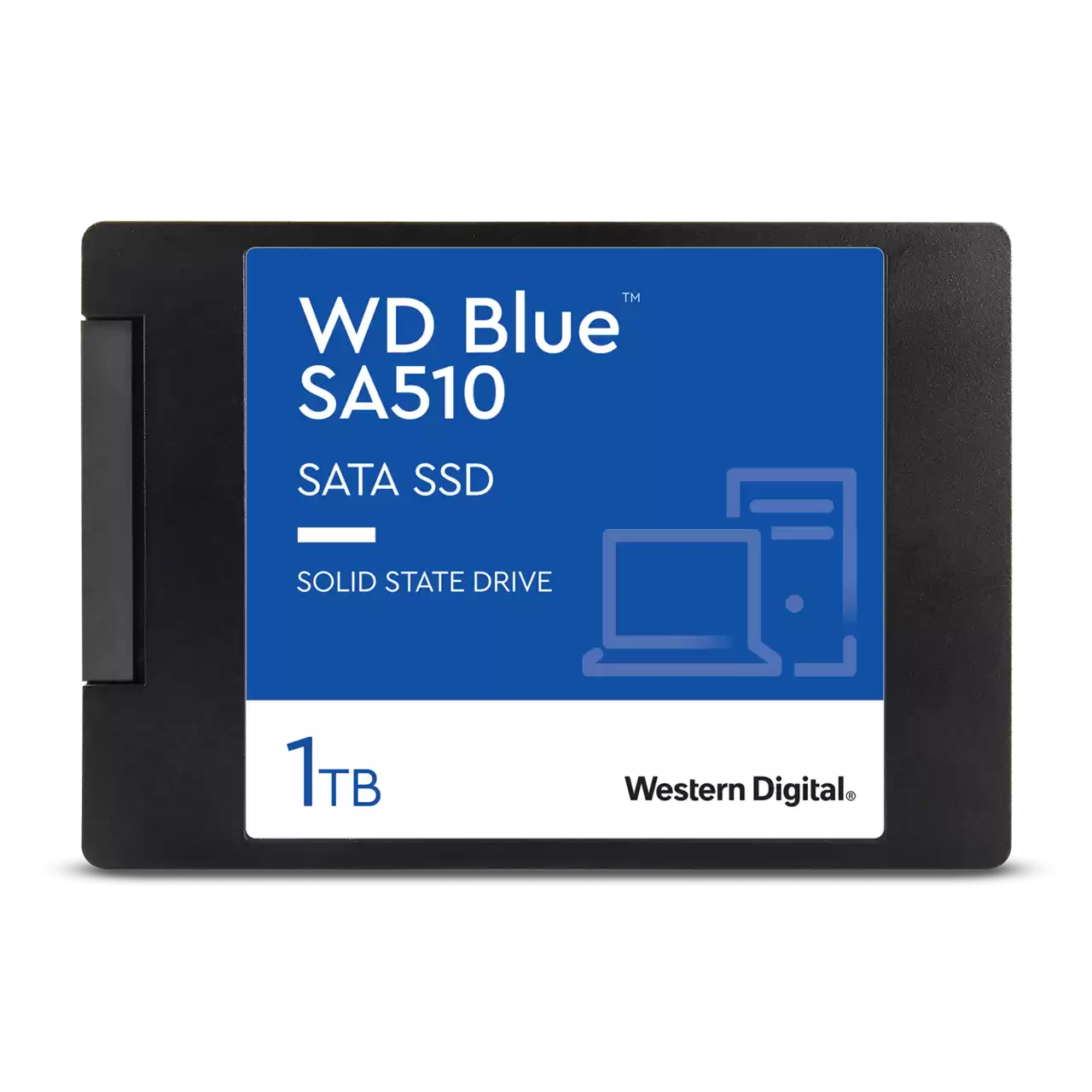 Western Digital 1TB WD Blue SA510 SATA SSD  Internal 2.5”/7mm Cased Solid State Drive - WDS100T3B0A